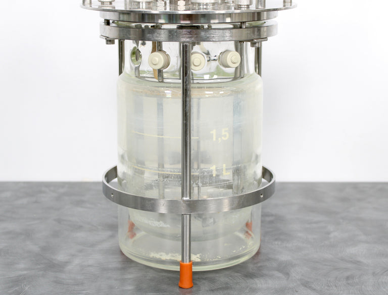 Sartorius Biostat B Plus 2L Bioreactor Vessel Assembly Univessel Glass 2 Liter