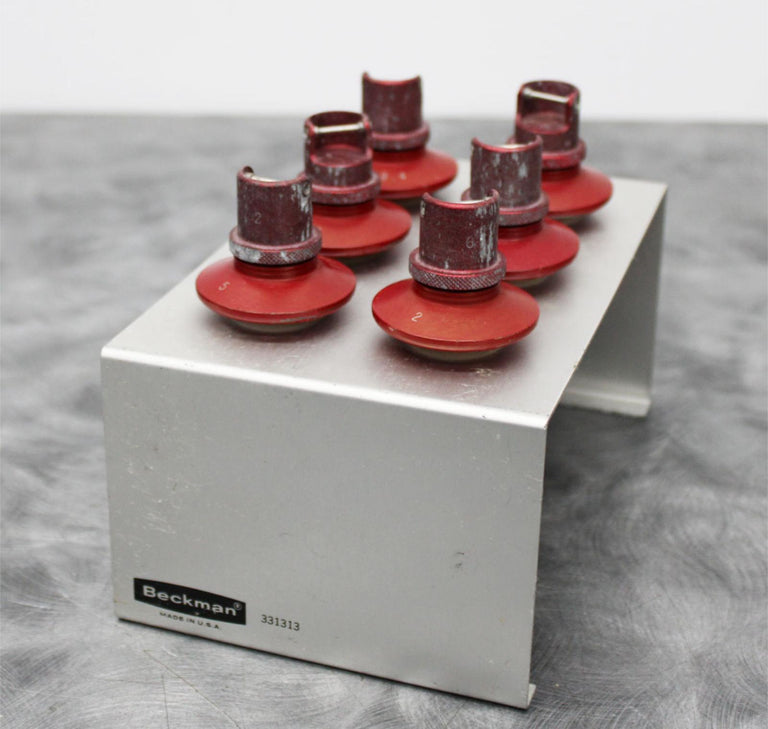 Beckman Coulter SW 28.1 Ultracentrifuge Rotor Buckets 17mL- Set of 6 (342211)