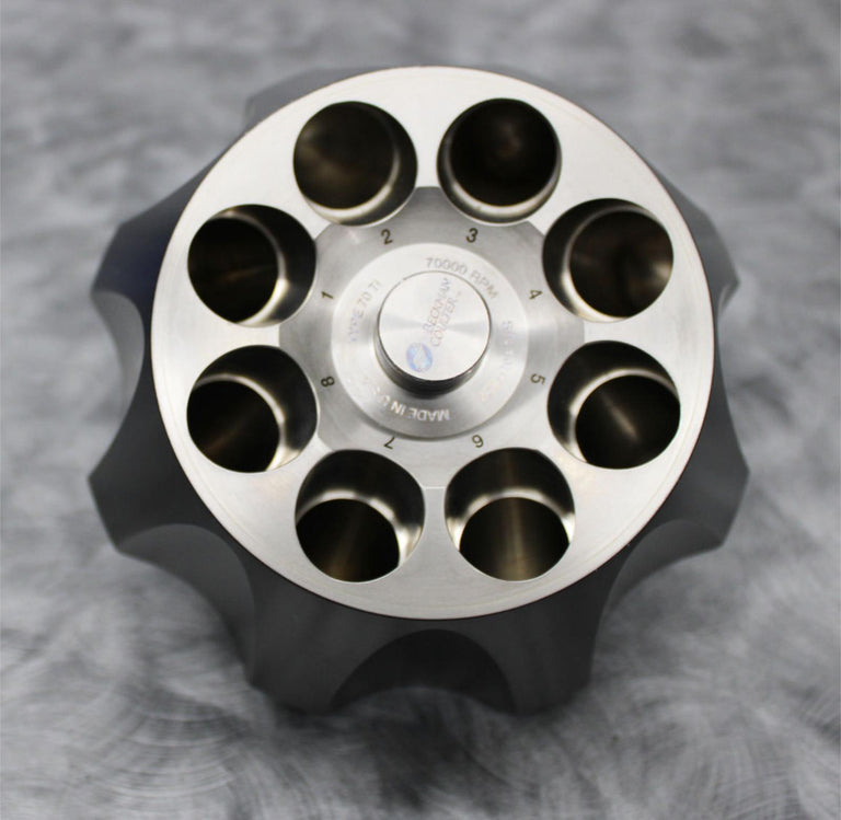 Beckman Coulter 337922 Type 70 Ti Centrifuge Fixed-Angle Rotor 70K RPM 8x39mL