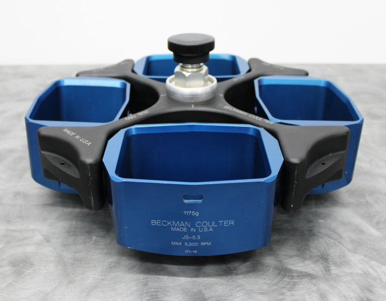 Beckman Coulter JS-5.3 AllSpin Centrifuge Rotor 368690 w/ 4x500mL Buckets