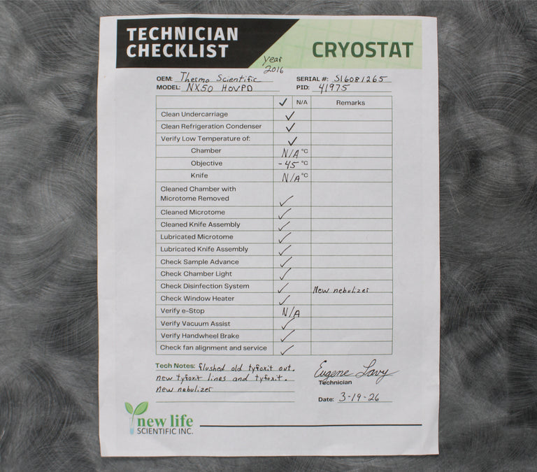 Thermo Scientific Microm CryoStar NX50 HOVPD Cryostat Microtome