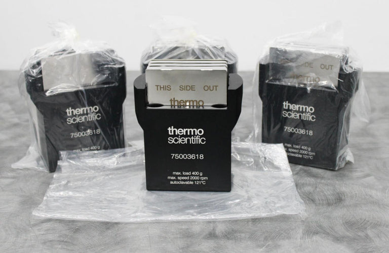 x4 Thermo Scientific 75003618 ABI Buckets w/TaqMan Array Card Holders forTX-750