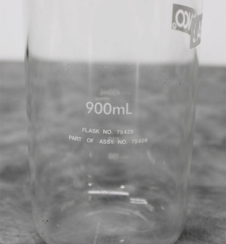 Labconco 75426 Fast-Freeze Dryer Flask 300mL w/ Flask Cap and Straight Glass Adapter