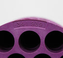 x2 Beckman Coulter 341939 Centrifuge Rotor Bucket 7-Disc Adapters 19x12mL