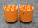 x2 Beckman Coulter Centrifuge Rotor Adapters 24x7-10mL for Allegra 339179