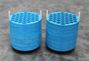 x2 Beckman Coulter 339175 Centrifuge Swing Bucket Rotor 37x5mL Adapters 7-Disc