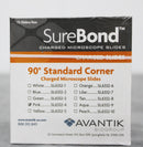 Avantik SureBond SL6332-4 Charged Microscope Slides Pink 90° Corners 2 Pks 144ct