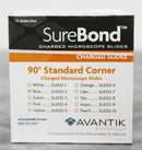 Avantik SureBond SL6332-2 Charged Microscope Slides Blue 90° Corners 2pks 144ct