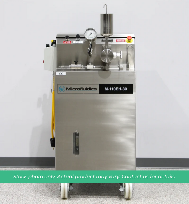 Microfluidics M-110EH-30 Electric-Hydraulic Microfluidizer Processor Homogenizer