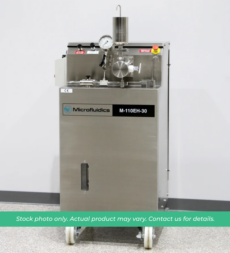 Microfluidics M-110EH-30 Electric-Hydraulic Microfluidizer Processor Homogenizer