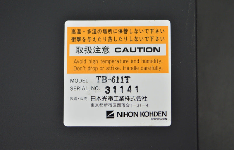 Nihon Kohden MEG-6116 Multichannel Amplifier w/ 8x AP-610J 5x TB-611T & SS-2107