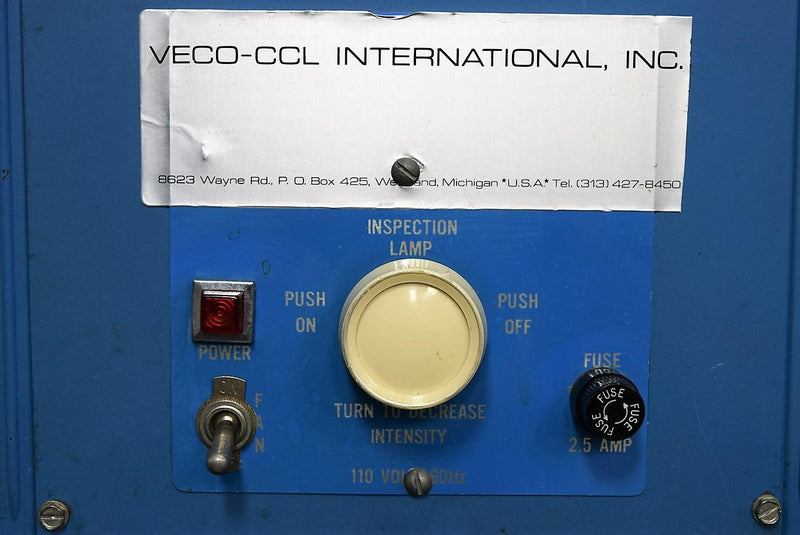 VECO-CCL Petri Inspection Laboratory Lamp Adjustable Illuminate w/ Warranty