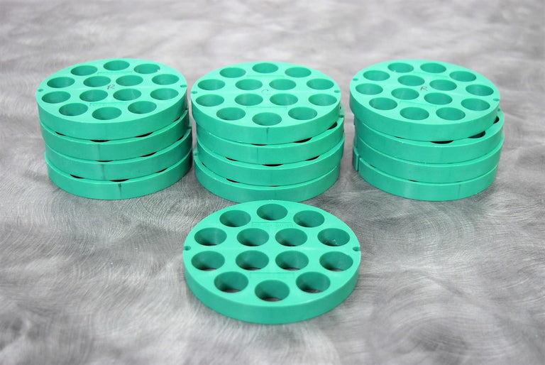 Beckman 339180 Lot of 13-Discs 14x15mL Green Insert Adapters with Warranty