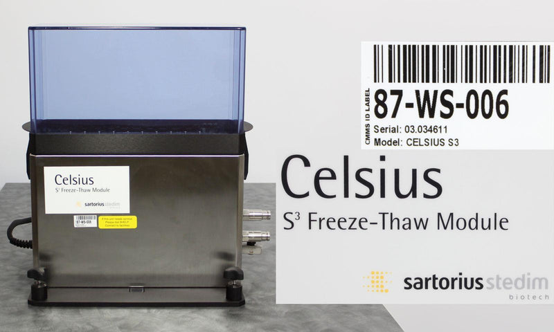 Sartorius Celsius S3 Freeze-Thaw Module with Mounting Base & 90-Day Warranty
