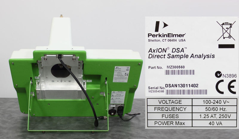 Perkin Elmer AxION DSA Direct Sample Analysis System MZ300560 Mass Spectrometry