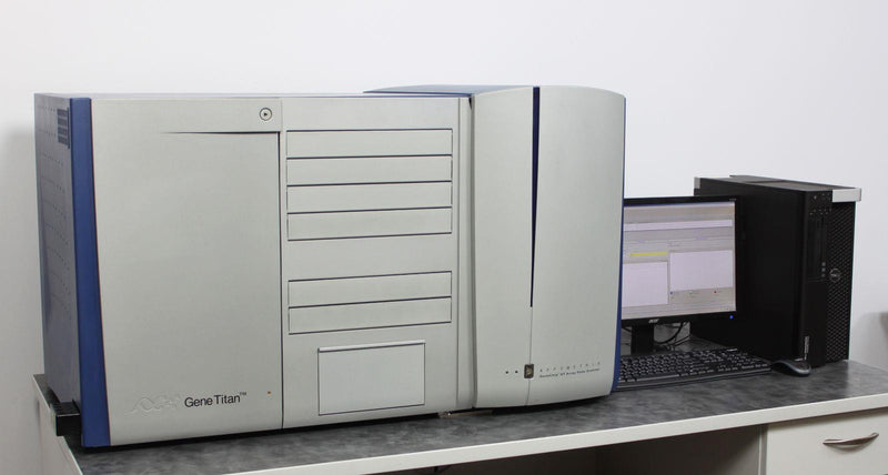 Affymetrix GeneTitan & GeneChip HT Array Plate Scanner w/ PC & AGCC Software