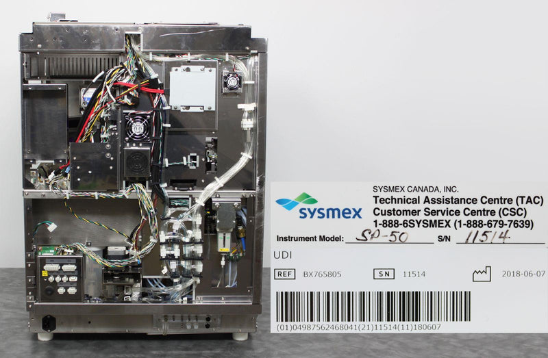 Broken Sysmex SP-50 Fully Automated Slidemaker/Stainer BX765805 for XN-Series