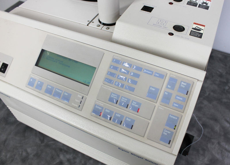 Tekmar-Dohrmann Rosemount DN-1900 Organic Nitrogen Analyzer control panel