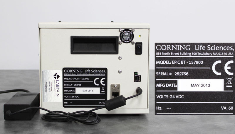 Corning Life Sciences Epic BT-157900 rear panel