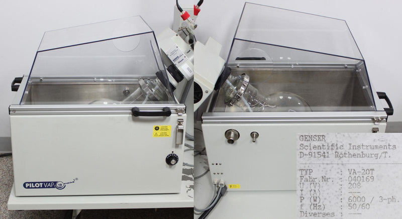 Genser PILOTVAP 10 Rotary Evaporator Rotovap with CS-20 Chiller & Vacuum Pump