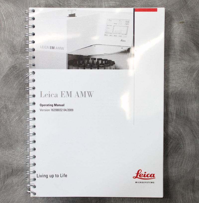 Leica EM AMW operating manual