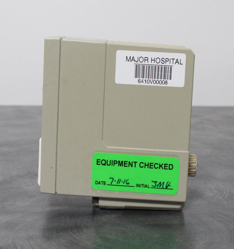 right side view and label with last module check date