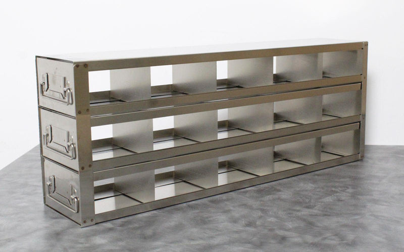 VWR CryoPro Rack angled view with handle