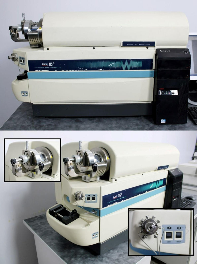 Wallac MDS Sciex MS2 Mass Spectrometer w/ HPLC Components, Vacuum Pump, Software