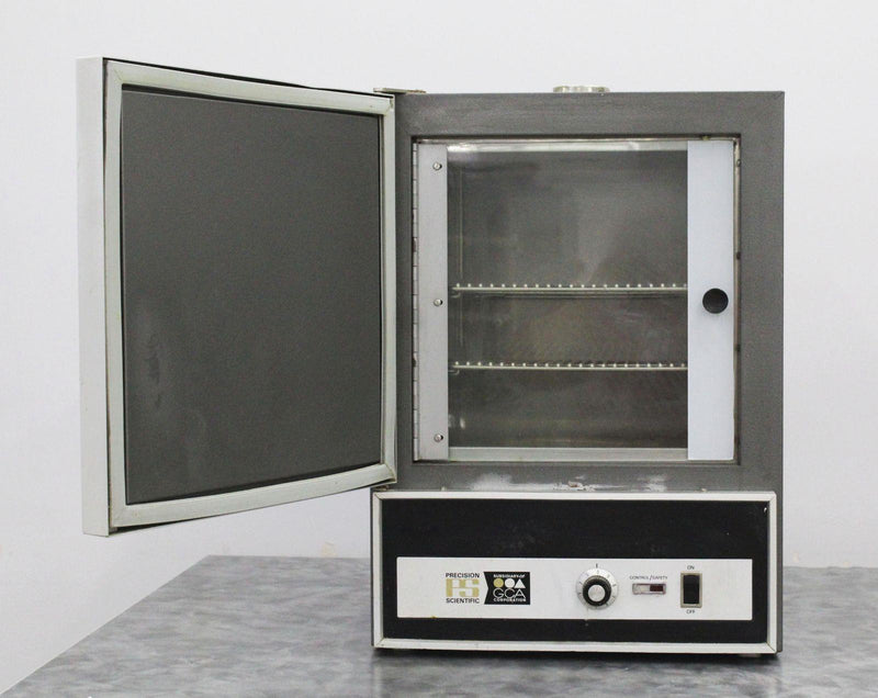 Thelco Precision Scientific Incubator Oven Inside view with door closed