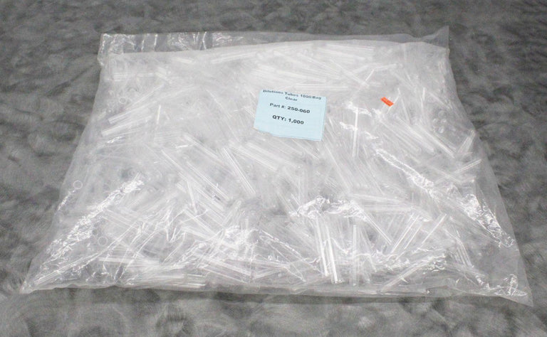 NEW DiaMedix 250-060 Disposable 13x65 mm Dilutions Tubes 1000 in a Bag