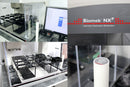 Beckman Coulter Biomek NXp Automated Liquid Handler Left Side, Logo, Test Rod, Carriers