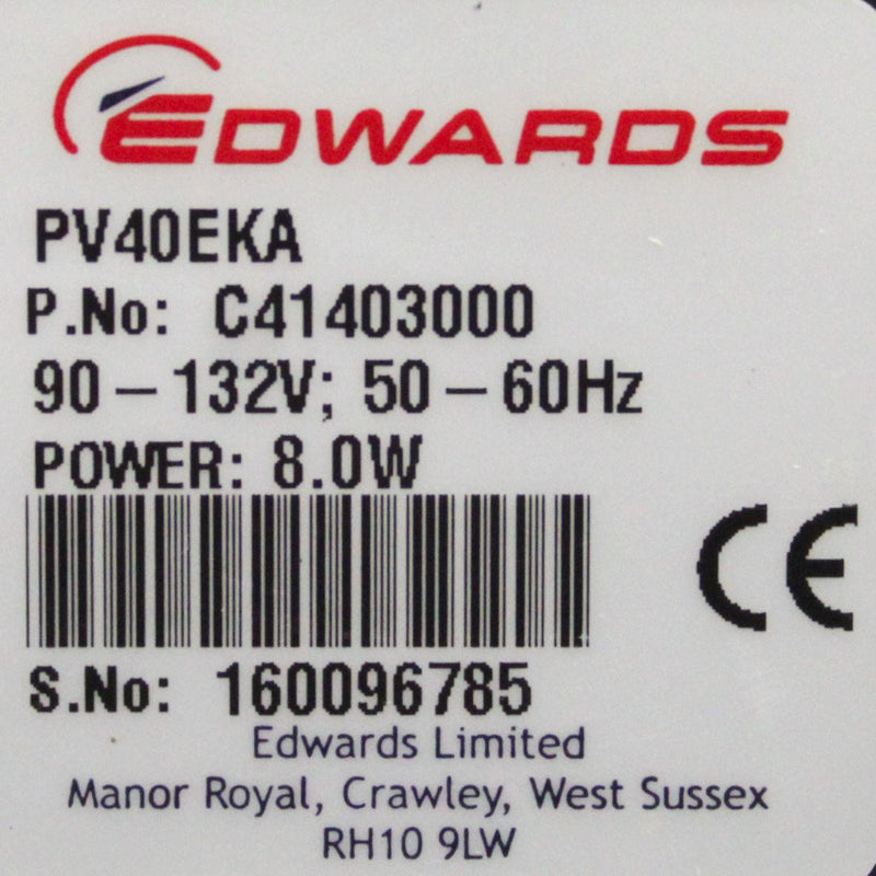 Edwards PV40EKA Electromagnetic 110V Vacuum Valve for Pumps C41403000 w/Warranty