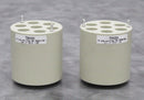Lot of 2 Thermo 75003798 Centrifuge Rotor Conical Urine Tubes 7x14mL Adapters