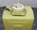 Nalgene 5 Gallon/20 Liter Heavy Duty HDPE Rectangle Carboy and Lid with Ports