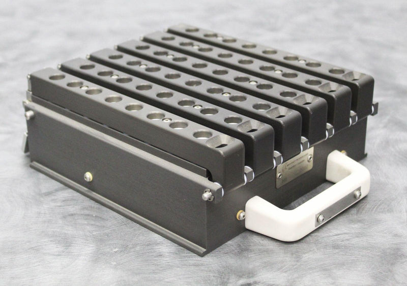 Argonaut Technologies 658 Reaction Cassette Block for Trident Liquid Handler handle side view