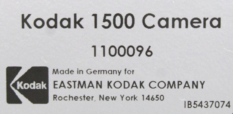 Kodak 1500 Gel Logic Digital CCD Camera label