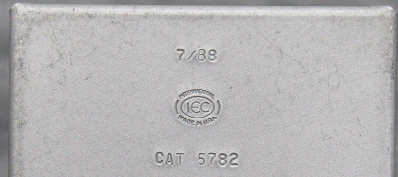 Lot of 2 IEC 5782  Swing Bucket Rotor Microplate Carriers  catalog number view