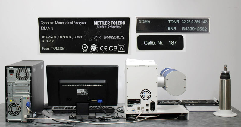 Mettler Toledo DMA 1 Dynamic Mechanical Analyzer with Software Dongle