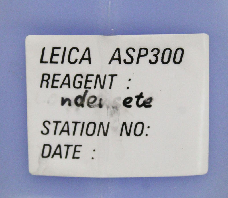 Leica Blue Condensate Container for Leica ASP300 Tissue Processor