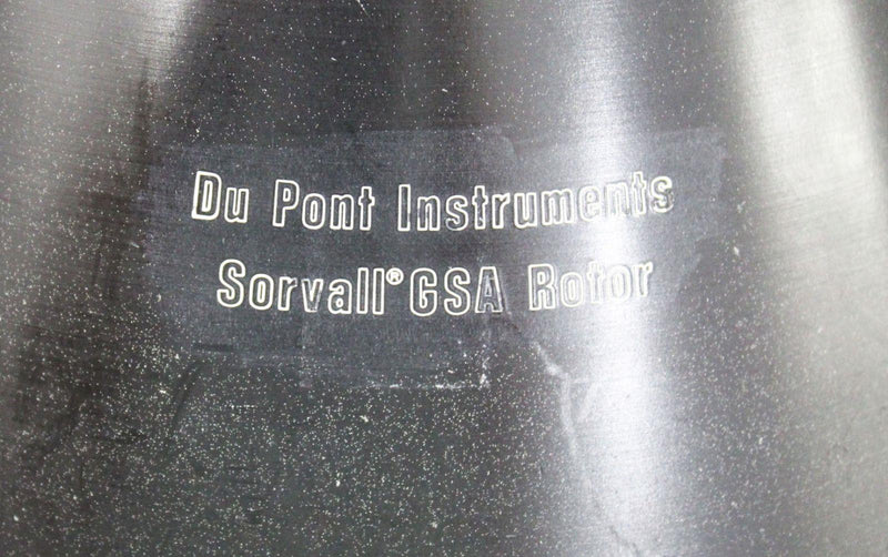 DuPont Sorvall GSA Fixed-Angle Centrifuge Rotor 6x250mL 13K RPM No Lid