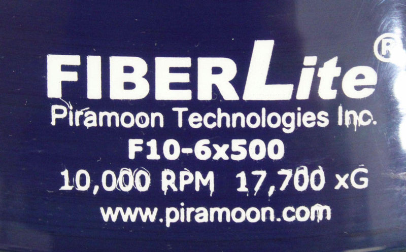 Piramoon Technologies Fiberlite F10B-6x500 Fixed-Angle Centrifuge Rotor 10K RPM