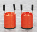 Lot of 2 Thermo Scientific 75003808 Bucket Rotor Vac Adapters 7x15-10mL 3-Disc