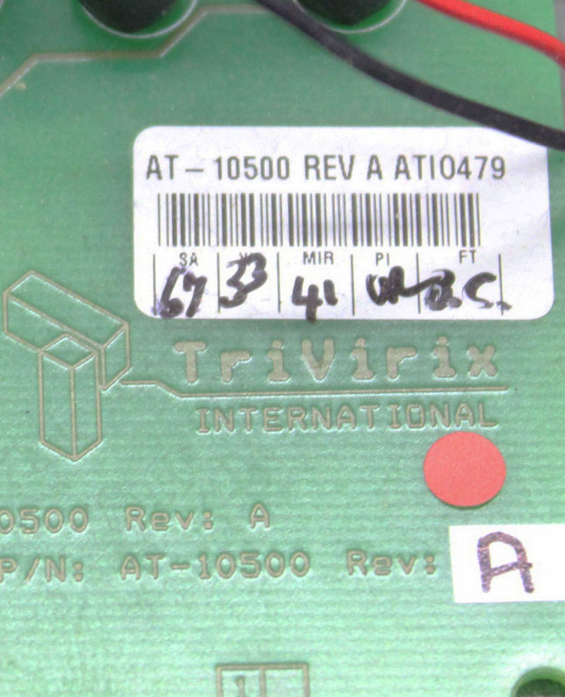 Alltech ELSD 2000 Light Detector Connection Panel AT-10500 Rev A ATIO479