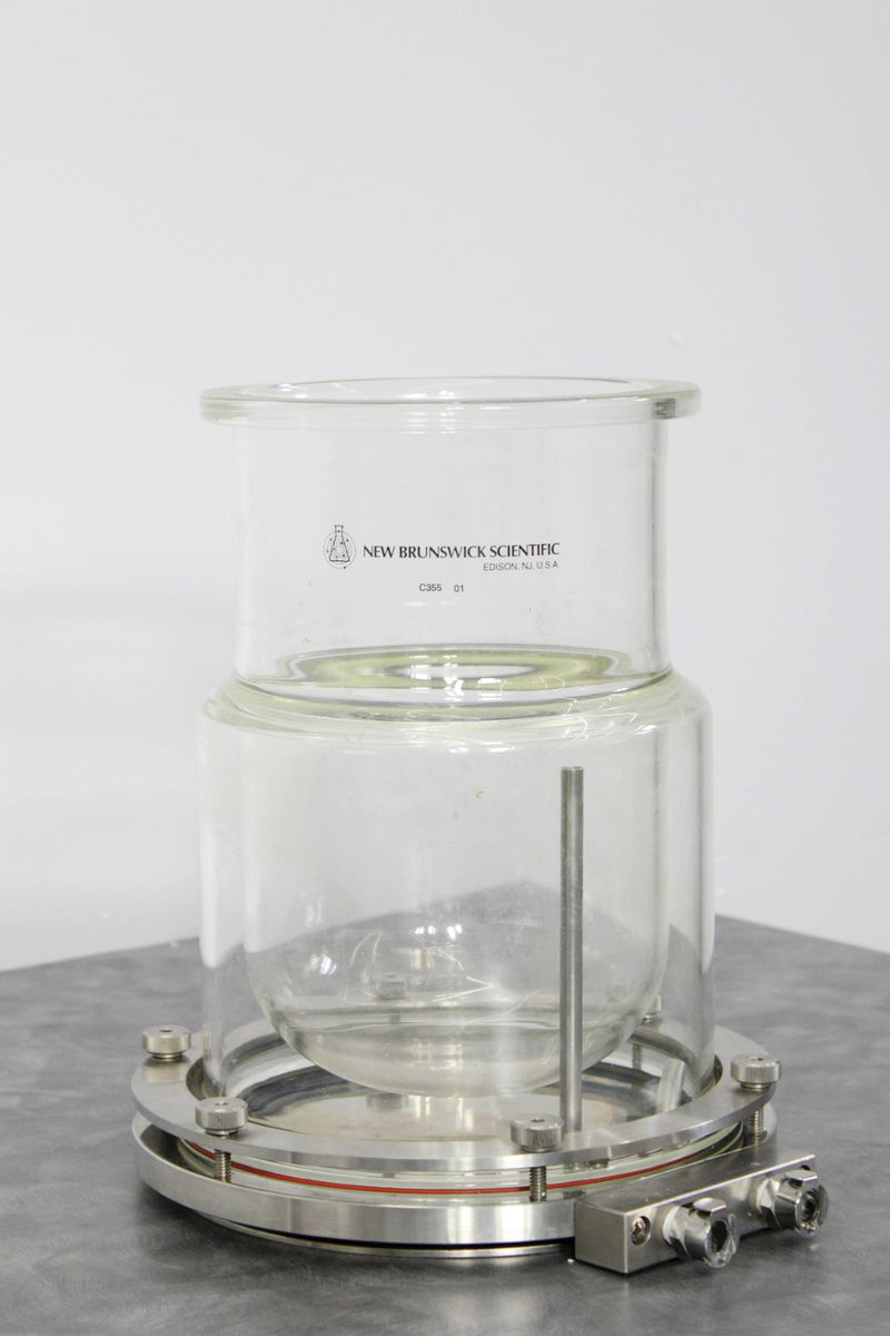 New Brunswick BioFlo CelliGen Bioreactor Fermenter 3L Glass Vessel Water Jacket