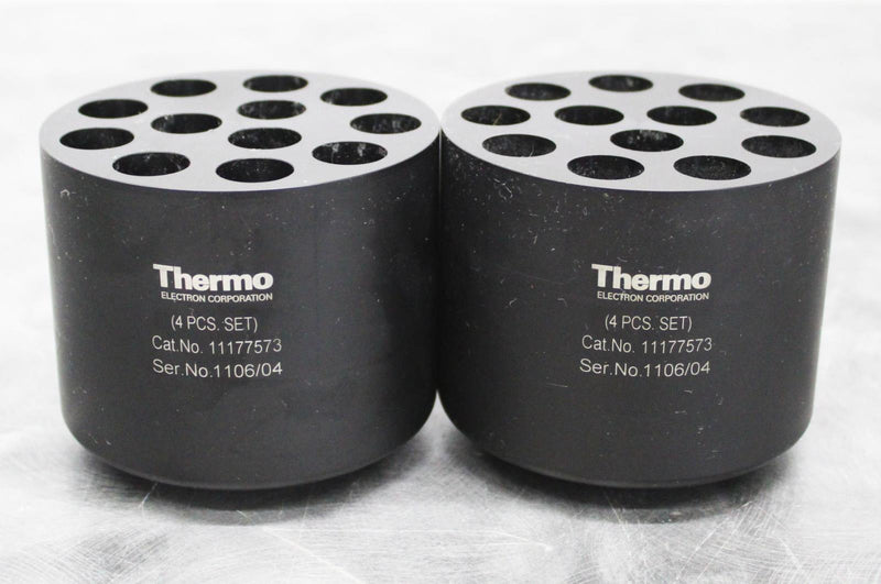 Lot of 2 Thermo Electron 11177573 Rotor Bucket Adapters 12x15mL for CL40 & FL40