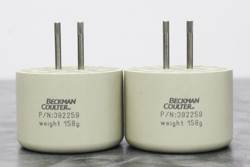 Lot of 2 Beckman 392259 Rotor Bucket Adapters 25x1-2mL Cell Culture Adapters