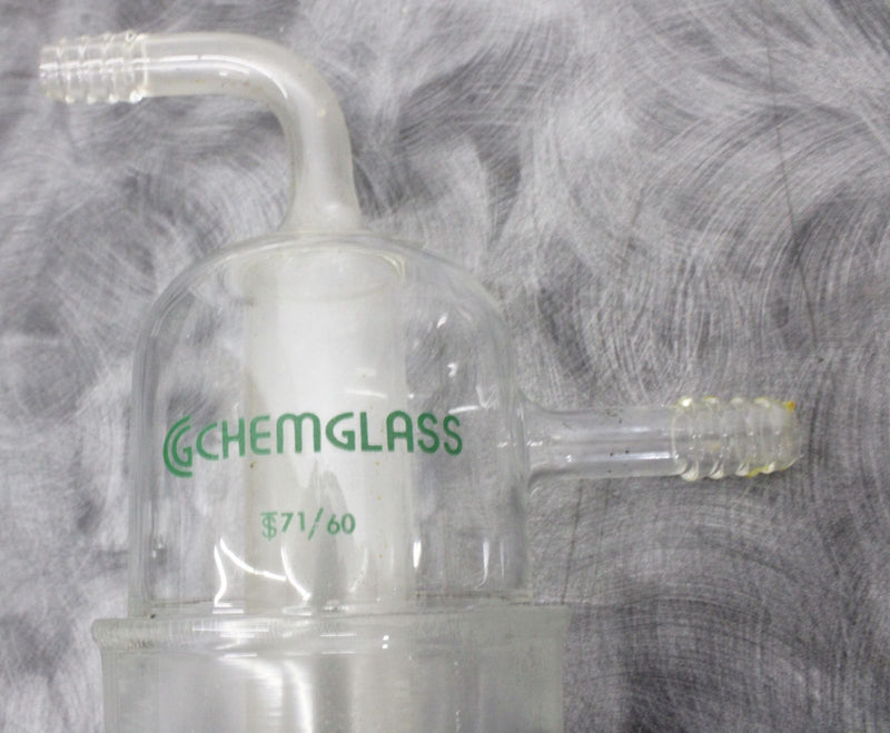 Chemglass Laboratory Bubbler, Airfree, Schlenk 71/60, Barbed Ports