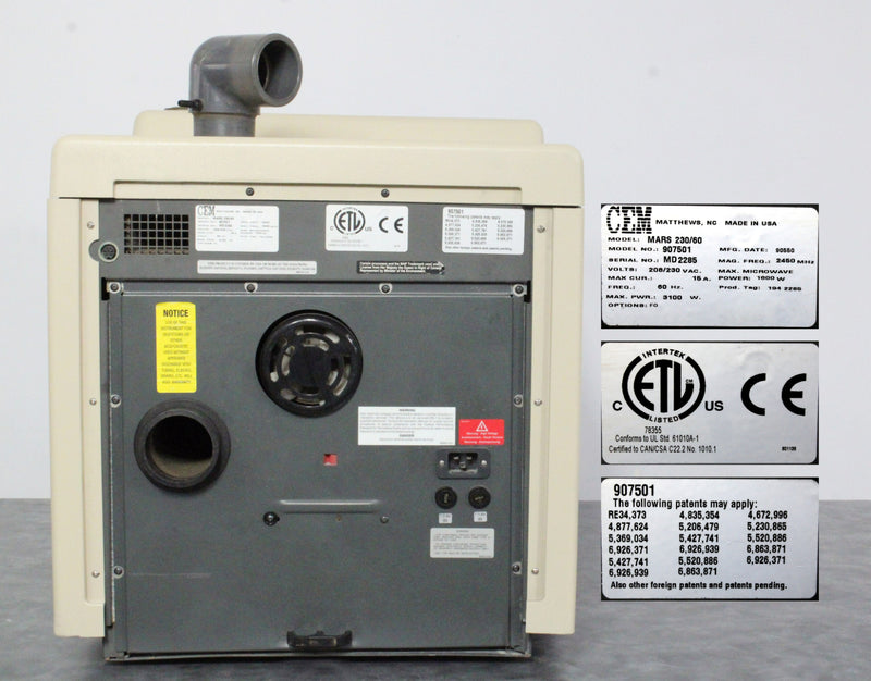 CEM Mars 230/60 Microwave Accelerated Reaction System