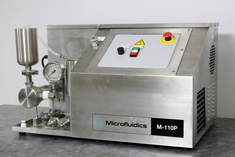 Microfluidics M-110P Electric Benchtop Microfluidizer Homogenizer with Warranty