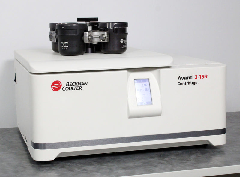 Beckman Coulter Avanti J-15R Refrigerated Benchtop Centrifuge w/ JS-4.750 Rotor
